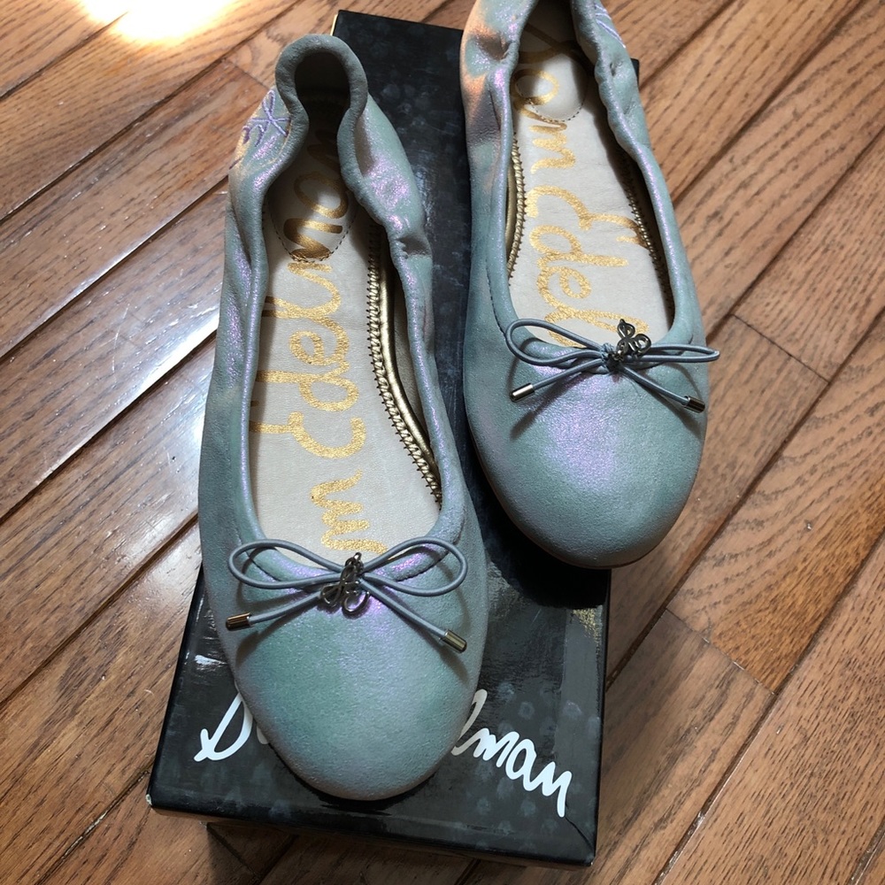 New Size 6.5 Sam Edelman Felicia Leather Flats - Picture 5 of 8